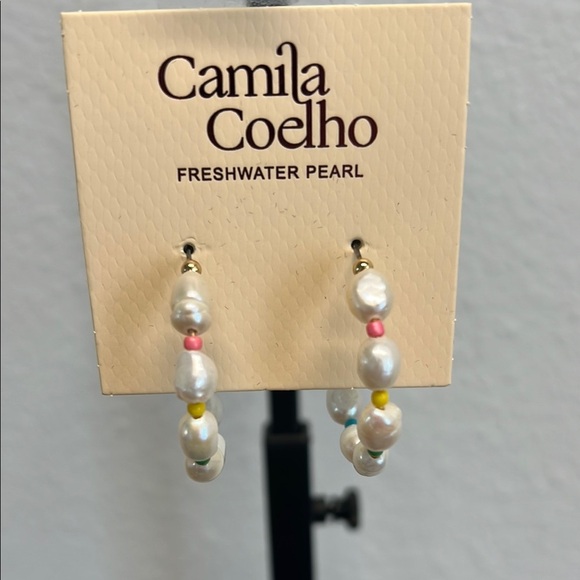Camila Coelho | Multicolor Freshwater Pearl Earrings - Picture 1 of 5